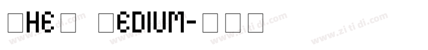 TheW Medium字体转换